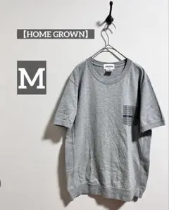【HOME GROWN】 ホームグロウン メンズ Tシャツ M グレー