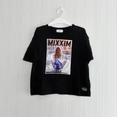 子供用 子供服 Tシャツ 黒 メッシュ 半袖 夏服 女の子 150cm