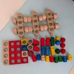 nic cubio 汽車3両 知育玩具