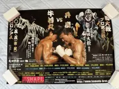 本日限定値下げ　ボクシングポスター　浪速の弁慶　亀田大毅　試合ポスター
