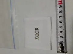 未使用★DIOR 布袋 D 空箱 ピアスの空き箱
