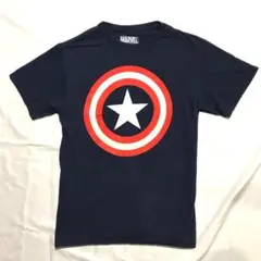 マーベル キャプテンアメリカ TシャツS チャコールグレー MARVEL