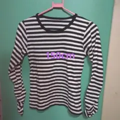 ストライプ長袖カットソー 150cm