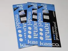 kasco キャスコ プロフェッショナル ゴルフグローブ 黒 23cm 3枚