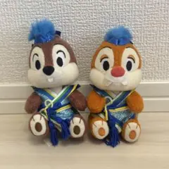 【美品】　チップとデール　ぬいぐるみバッジ　夏祭り　雅涼群舞