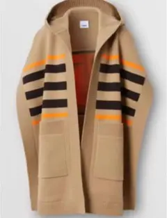 最終値下げ 極美品 20AW BURBERRY モノグラムモチーフ ポンチョ