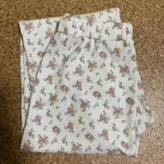 forksy.ワッフル　サーマル　フラワーパンツ　花柄
