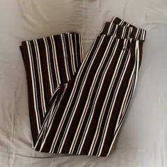ROXY PEACEFUL PANTS ロキシーストライプフレアパンツ