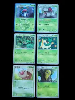 ポケモンカード6枚セット モロバレル ツタージャ ジャノビー ビードル コクーン