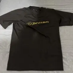 phiten 黒金 立体ロゴ入り シャツ