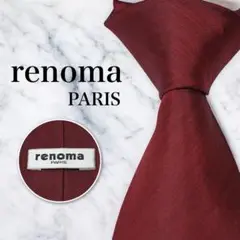 renoma レノマ ネクタイ シャドーレジメンタル レッド