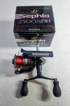 シマノ☆06 セフィア Sephia 2500S☆ブリーデンハンドル シマノ 06セフィア2500SDH ブリーデン カスタムハンドル装着品