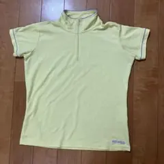 Kaepa イエロー ハーフジップポロシャツ M