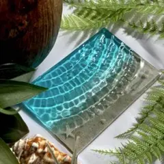 オーシャンアート　インテリア　海の置き物　沖縄　夏　アクセサリートレイ