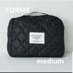 forme東原亜希トラベルポーチ３点セット　ブラック 東原亜希 FORME 2023 フォルム TRAVEL POUCH 3個SET LARGE