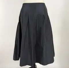 SALE【MICHEL KLEIN】無地　スカート　ブラック系　38