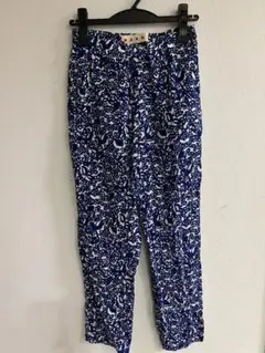 MARNI マルニ　パンツ　キャンディフラワー　花柄　リネン　麻　40 MARNI マルニ パンツ キャンディフラワー 花柄 リネン 麻 40