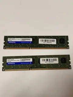 【中古】ADATA デスクトップ用 メモリ 4GB DDR3-1333 2枚