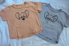 GUトムとジェリーTシャツ 2枚セット 90 双子