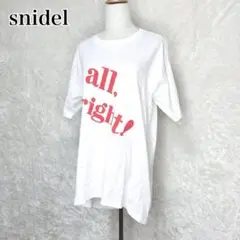 【スナイデル】プリントTシャツ 金子綾 フリーサイズ