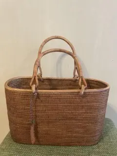 アタかごバッグ　美品　Rosily 楕円形