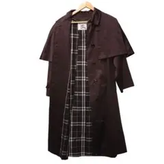 バーバリーブロッサムマント付きコート