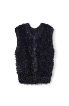 【美品】Luamoda GlitterKnitVestノースリーブニットベスト