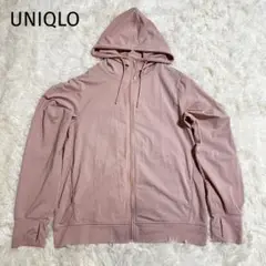 ＊UNIQLO＊【L】エアリズムUVフルジップパーカー　サムホール　冷房対策