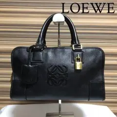 ✨美品✨LOEWE ロエベ ハンドバッグ アマソナ28 黒 ブラック