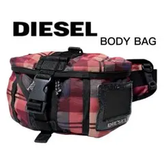 ★diesel★ボディバッグ ウエストバッグ チェック柄 バッグ