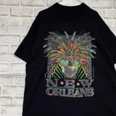USA製90sヴィンテージTシャツ！シングルステッチ　ブラック半袖古着XL715