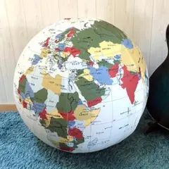 セール中　★地球儀バランスボールカバー★ 55cm用（色：アースカラー）