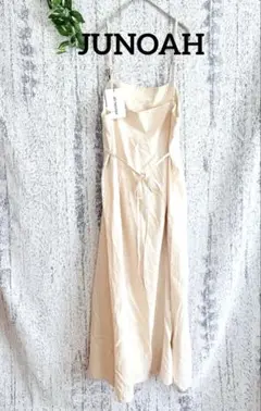 未使用♥️ 【ジュノア】 ノースリーブワンピース ベージュ
