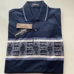 新品　未使用　ジャックニクラウス　ゴルフ　ポロシャツ　半袖　紺色　M
