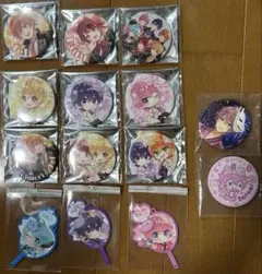 すとぷり　缶バッジ　14個セット うちわ　 アニメ　まとめ売り