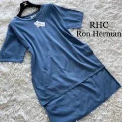 新品♡RHC ロンハーマン Tシャツワンピース ブルー系 S 定価15400円