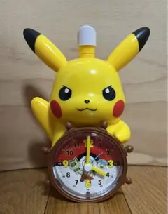ピカチュウ・ま目覚まし時計/目立った傷や汚れなさし/動作確認 済み