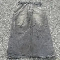 super buggy denim black 古着 gu リメイク