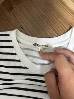 Natural Story ストライプ Tシャツ LL
