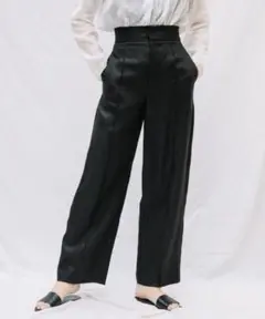 サフィラリネンハイライズパンツ◇リヨカ 美品
