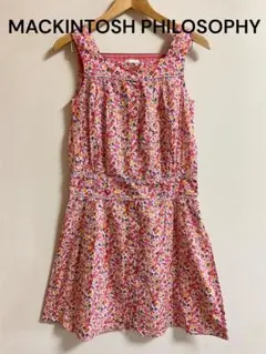 MACKINTOSH PHILOSOPHY ノースリーブワンピース　花柄　1