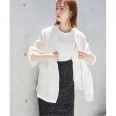 SLOBE IENAラミージョーゼットジャケット