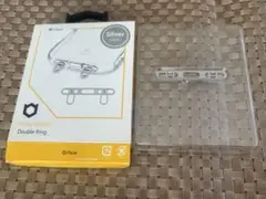iFace ダブルリング ストラップホルダー　シルバー