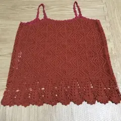 美品　ほぼ新品　ミッシェルクラン　キャミソール　レディース　キッズ　ビーズ