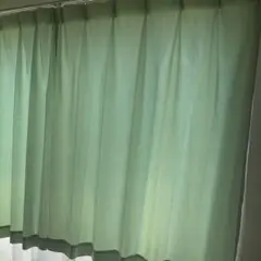 【お値下げ可能○】ミントグリーン ストライプ カーテン