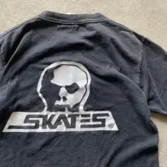 90s Vintage Skull Skate スカルスケート Tシャツ S