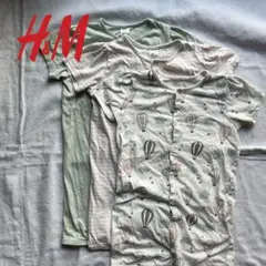 H&M ベビーキッズパジャマ 3点セット【サイズ100】