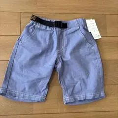 新品未使用　ライトブルー 半ズボン ベルト付き