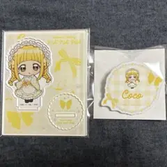ぴちぴちピッチ　ココ　アクスタ　お名前バッジ　セット
