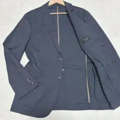 X L✨EPOCA UOMO アンコン サマージャケット ストレッチ ネイビー